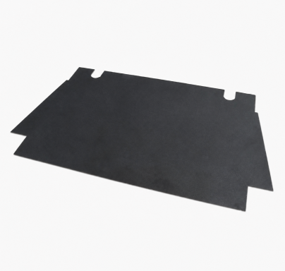 Cutter-Zuschnitt von Gummiplatten Cutter-Zuschnitt schwarzer Gummiplatten für passgenaue Formteile